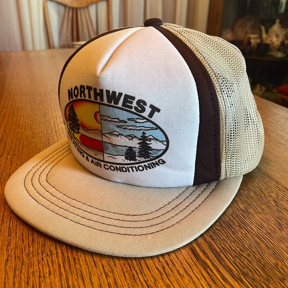 Men's Vinate Northwest Heating and Air Conditioning Snapback Trucker Hat Cap